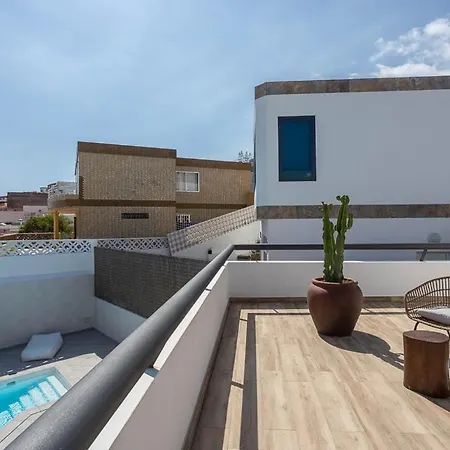 Casa Edem Playa Del Hombre Con Piscina Y Solarium Lejlighed Telde
