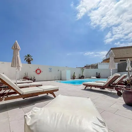 Casa Edem Playa Del Hombre Con Piscina Y Solarium Telde