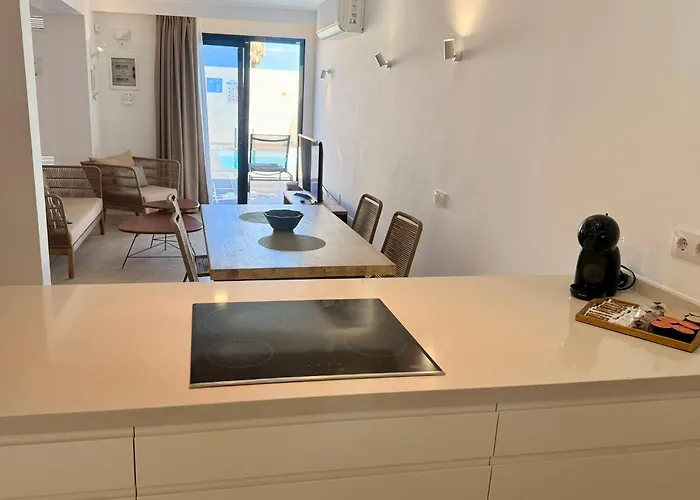 Apartamento Edem piscina climatizada Playa del Hombre
