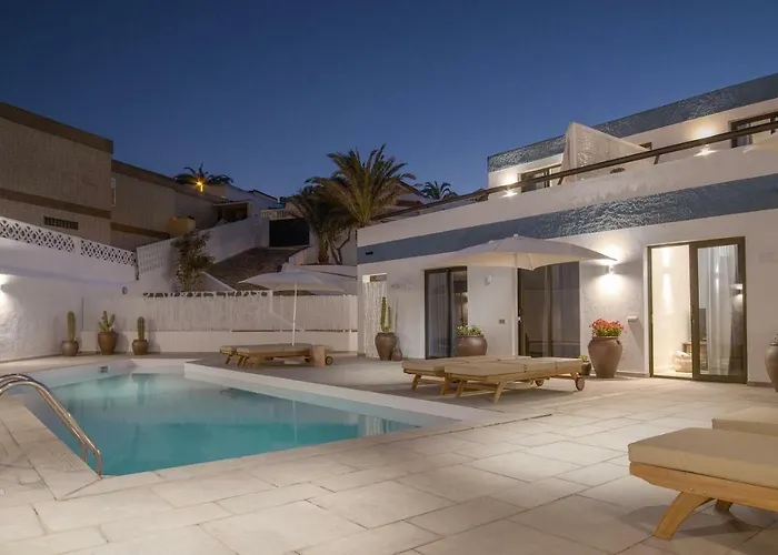 Casa Edem Playa Del Hombre Con Piscina Y Solarium Telde